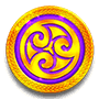 Purple Lucky Coin